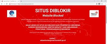 Situs Judi Diblokir Kominfo